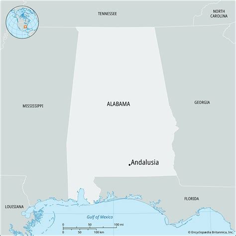 Andalusia Alabama Map Population Britannica