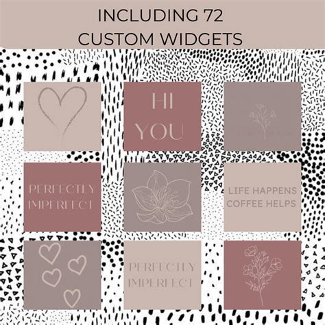 Nude App Icon Pack Ios Quote Photo Widgets Customize Home Screen Widget Smith Custom Icons Etsy