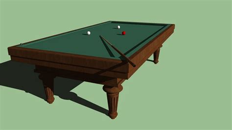 Billard 3D Warehouse