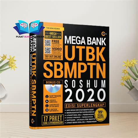 Jual Buku Belajar Pelajaran Soal Tes Utbk Sbmptn Mega Bank Soshum Sma