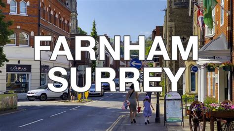 Farnham Town Centre Surrey Uk England 🇬🇧 4k Hdr Youtube