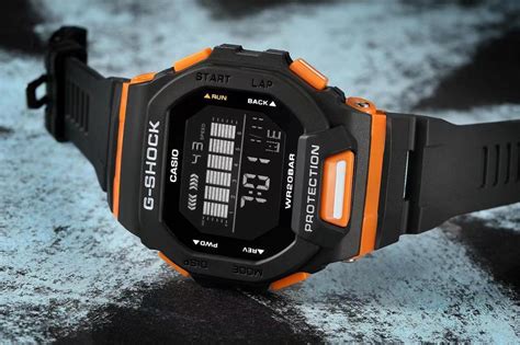 G Shock Gbd Black Orange Kaara Store