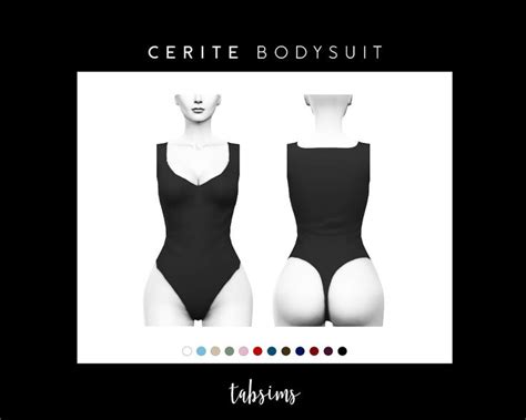 Cerite Bodysuit Base Game Compatible Found In Tabsims Sims 4 Mods Clothes Sims 4