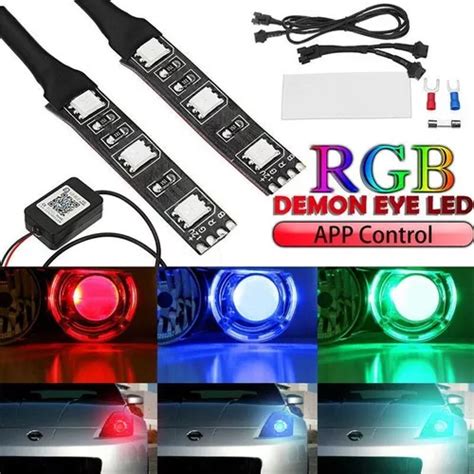 Rgb Demon Devil Eyes Led El Control Inal Mbrico De La Apli Meses Sin