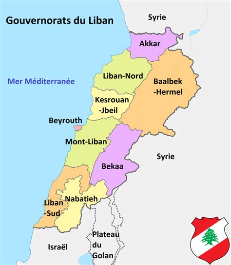 Quels Sont Les Gouvernorats Du Liban