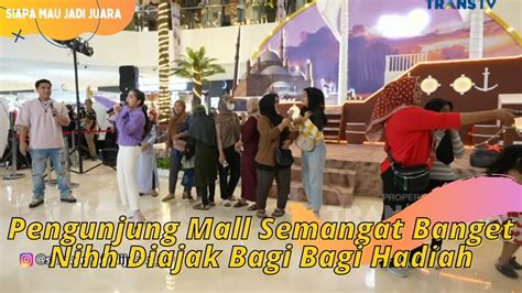 Pengunjung Mall Siap Dibagi Hadiah Sama Bang Billy Siapa Mau Jadi