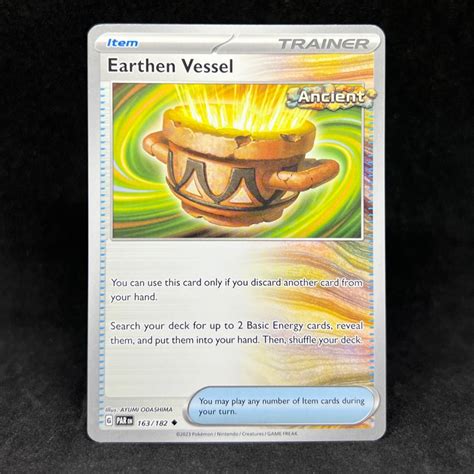 Pokemon TCG Earthen Vessel 163 182 2023 Scarlet Violet Paradox Rift