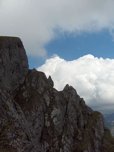 Quellwolken über dem Fromattgrat Fotos hikr org