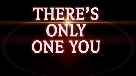 Theres Only One You Lyric Video By Restless World Music Youtube