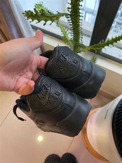 Nike Air Max 90 Triple Black Womens Fashion Activewear On Carousell