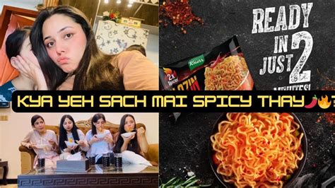 Knorr Blazin 2x Spicy Noodles Review YouTube