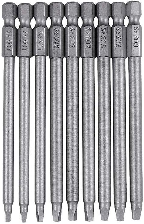 Bestgle Sets Inch Shank Mm Long Magnetic Square Head