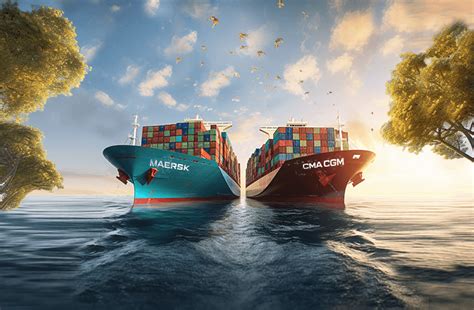 Asociación para la descarbonización CMA CGM y MAERSK ShipsGo Blog