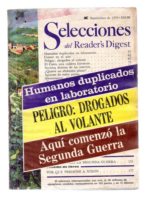 Selecciones Del Reader S Digest Septiembre De 1979 Mercado Libre