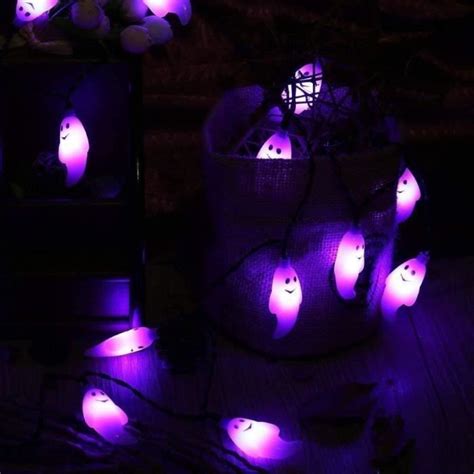 Guirlandes Solaires De Jardin Extérieur 7M 50Led Halloween Fantômes