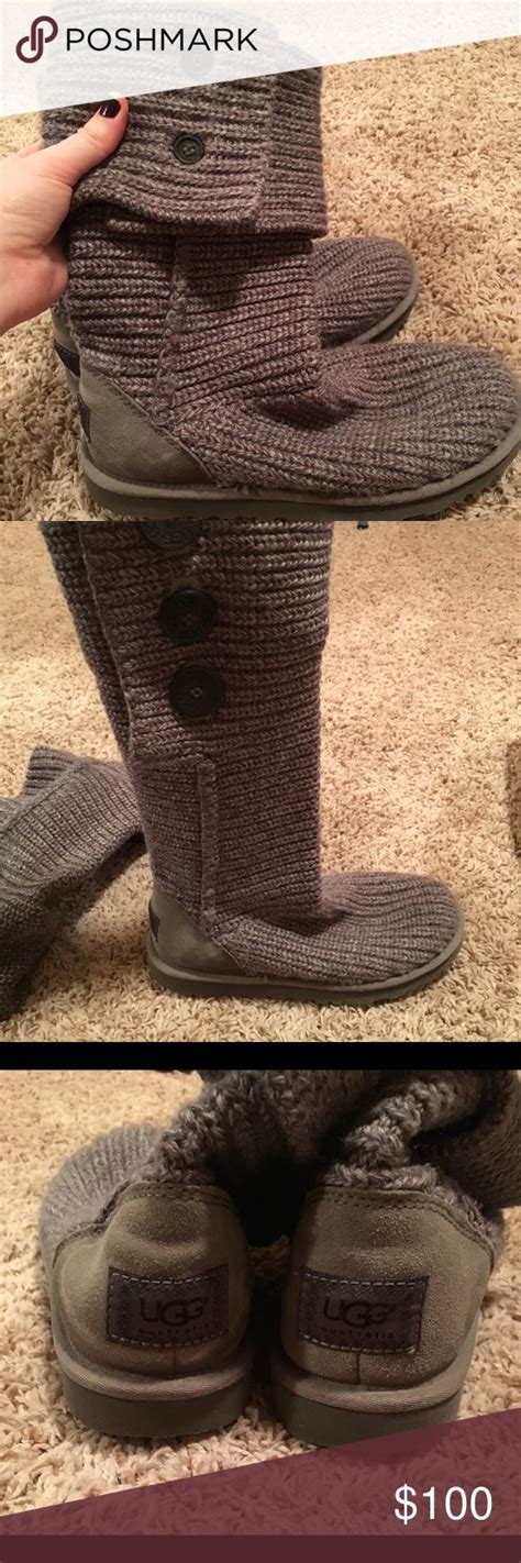 Classic Knit Ugg Boots Size 7 Knit Ugg Boots Ugg Boots Uggs