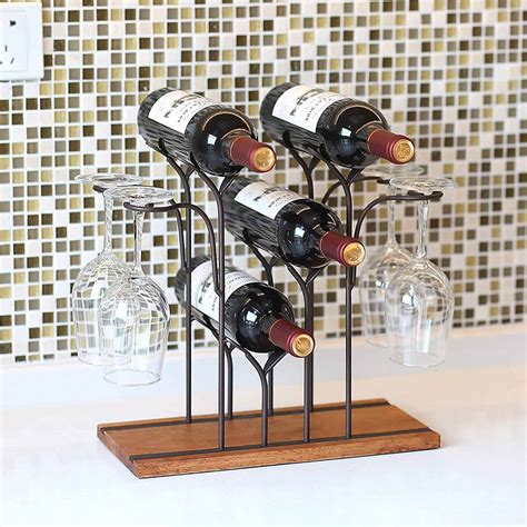 15 Unique Tabletop Wine Racks To Enhance Your Home Decor