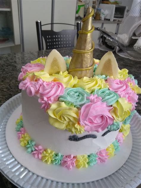 Introduzir Imagem Bolo Decorado Unicornio Chantilly Br