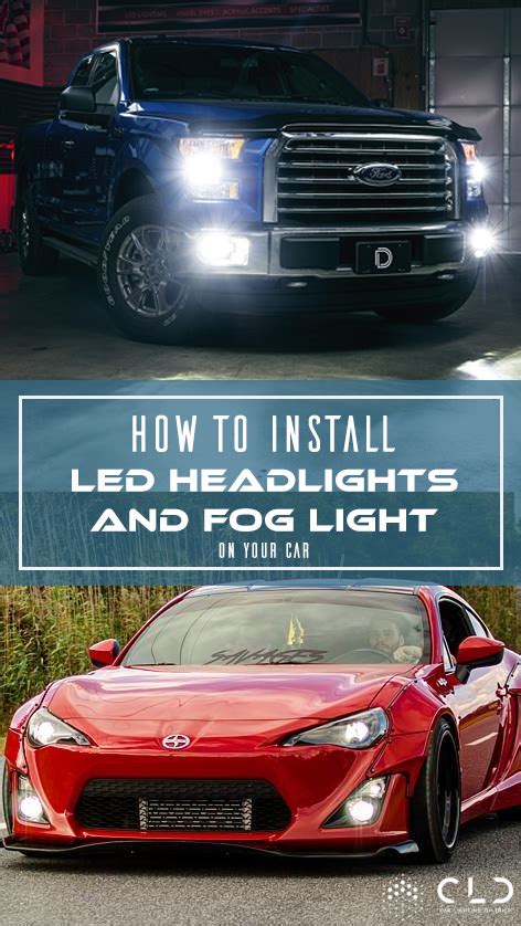 How To Install LED Headlights And Fog Light On Your Car Led