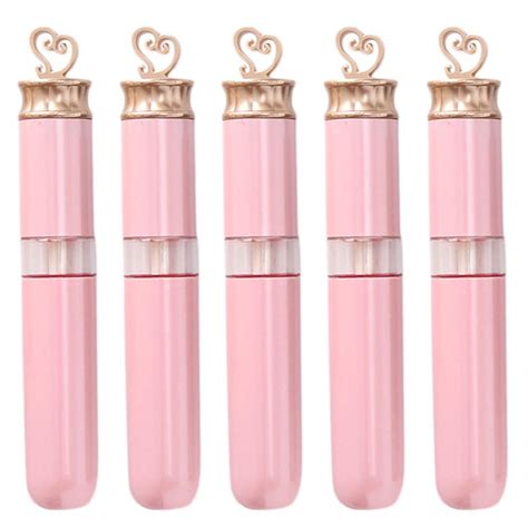 Buy Pcs Ml Pink Lip Gloss Tubes Empty Refillable Lip Balm Bottles