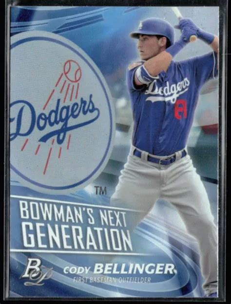 Cody Bellinger Bowman Platine Bowman S Nouvelle G N Ration Bng Cb