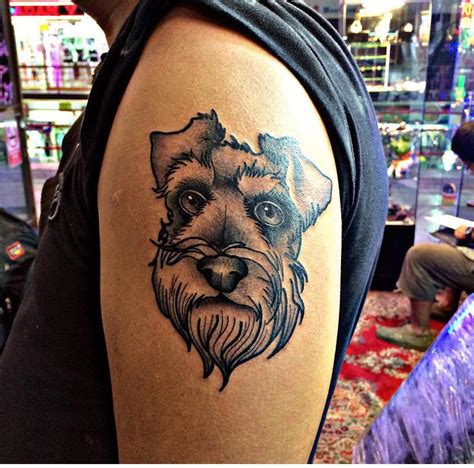 20 Best Schnauzer Tattoos Youll Love The Dogman