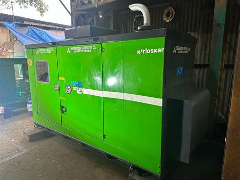 50 Kva Used Kirloskar Soundproof Diesel Generator Set Zaheeruddin