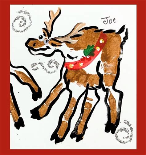 Christmas Handprint Cards for Kids | JCA