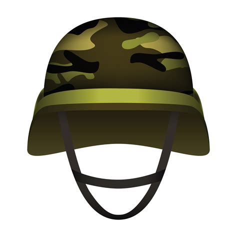 Modern Design Army Helmet Mockup Realistic Style 14423460 Vector Art