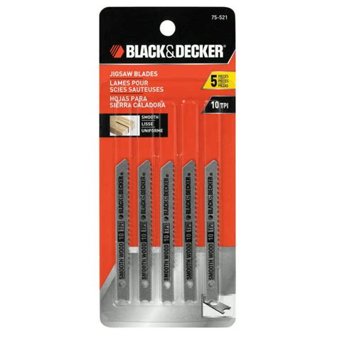 BLACK+DECKER Wood and Metal Jigsaw Blades, 5pc - Walmart.com - Walmart.com