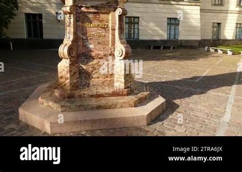 Monument Of Hermann Ludwig Ferdinand Von Helmholtz In Humboldt