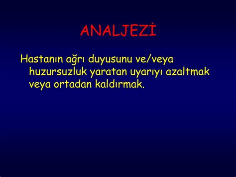 PPT ANALJEZİ SEDASYON ve PARALİZİ PowerPoint Presentation free