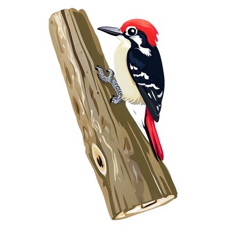 Download Woodpecker Bird Tree Png 05032024