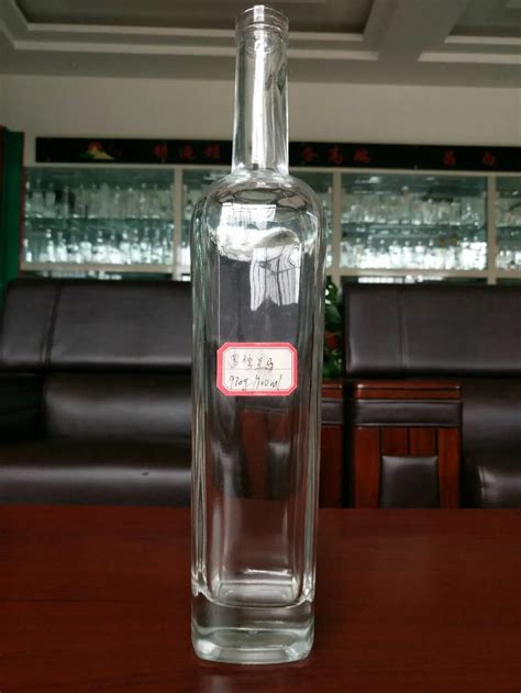 Flint Vodka Whisky Tapa De Corcho 750ml Botella De Whisky De Vidrio Con