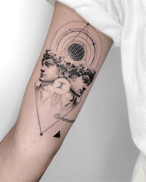 Gemini Twins Tattoo For Men