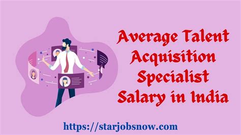 Average Talent Acquisition Specialist Salary In India Youtube