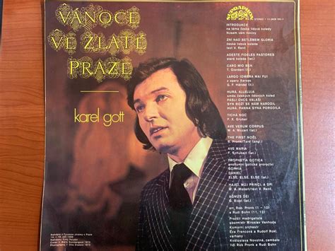 Vinyl LP KAREL GOTT VÁNOCE VE ZLATÉ PRAZE Aukro