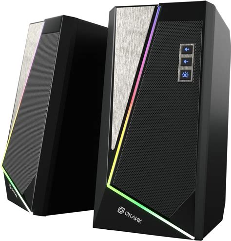 Купить Звуковые карты для колонки Oklick OK-125, 2.0, черный в интернет ...