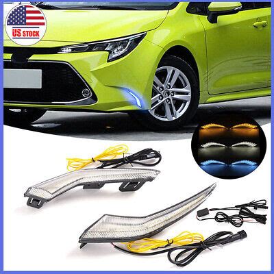 For Toyota Corolla L Le Xle Model Led Daytime Running Fog