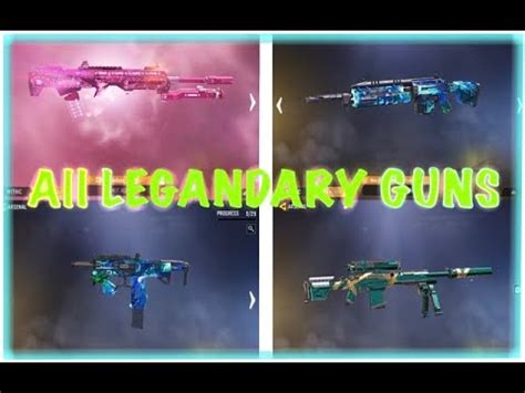 All Legendary Guns In Codm All Legandary And Mythic In Call Of Duty