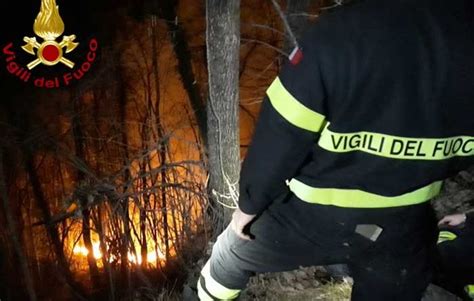 Rogo Nella Notte A Bismantova In Fumo Metri Quadrati Di Bosco