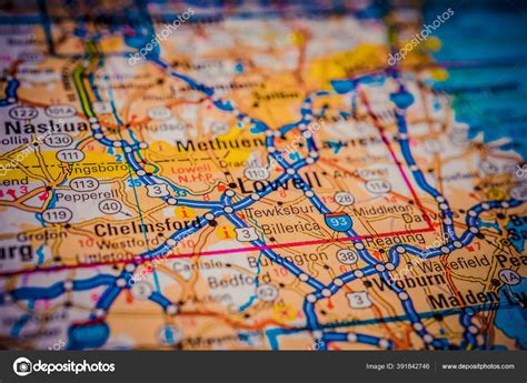 Lowell Usa Map Travel Background Stock Photo By Aallm