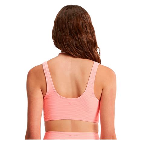 Billabong Tanlines Longer Tank Bikini Top Pink Dressinn