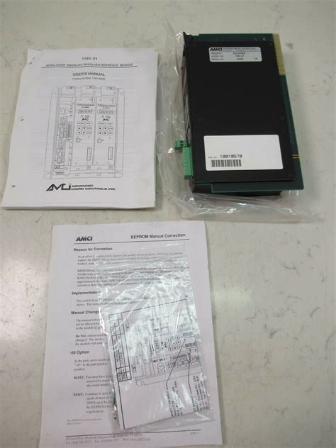 Amci Advanced Micro Controls Encoder 1761 21 For Allen Bradley Plc 5