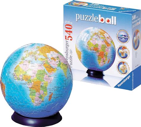 Ravensburger Puzzleball The World 540 Pieces Buy Online At Best