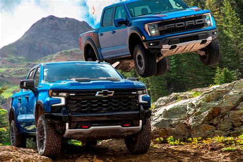 Chevrolet Silverado Zr2 Vs Ford F 150 Raptor Let The Carnage Begin