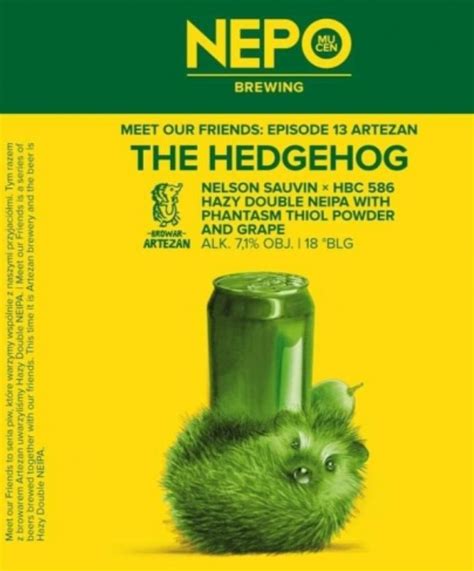 Nepomucen Artezan Meet Our Friends Episode The Hedgehog Hazy Double