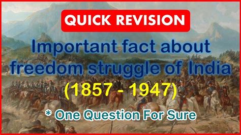 Freedom Struggle Of India Quick Revision Lucent Gk Ssc