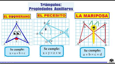 Tri Ngulos Propiedades Auxiliares To De Primaria Youtube