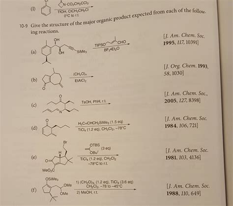 Solved Give The Structure Of The Major Organic Product